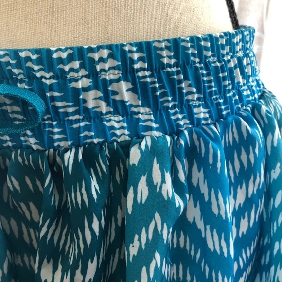 🎄Smart set short skirt blue/green boho M - Picture 4 of 9